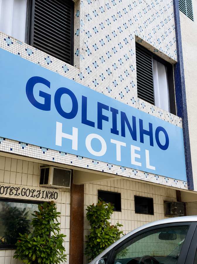 Entrada do hotel / chegada